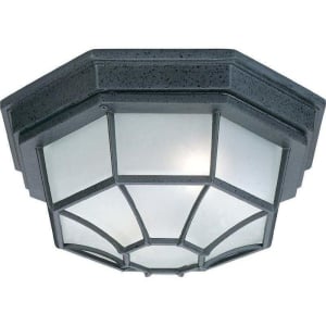 9800BK 2-Light Outdoor Flush Mount
