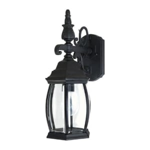 9866BK French Country 1-Light Outdoor Wall Sconce