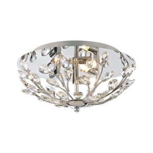 Atlas Lighting CL12183-CH Crystique Flush Mount