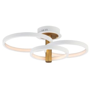 ET2 Lighting E24323-WTGLD Hoopla