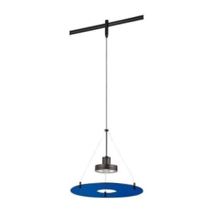 Sable Bronze Patina Blue Acrylic 6-1W LED-For Use With Low Voltage George Kovacs Lightrails