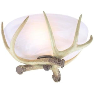 Elegance 2-Light Kit, LED 18 Total Watts, Natural Antler