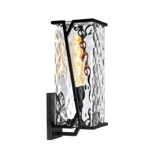 Atlas Lighting OL11237-BK Waterfall Outdoor Wall Sconce