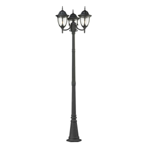 Atlas Lighting OL11250-BK Central Square Outdoor Post Light