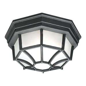 Atlas Lighting OL11385-BK Cirque Outdoor Flush Mount