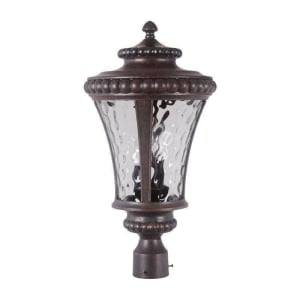 Prescott II Outdoor Post Mount, 3 Light 180 Total Watts, Peruvian Bronze