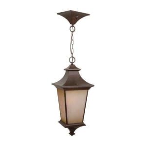 Argent Outdoor Pendant, 1 Light 100 Watts, Aged Bronze Textured