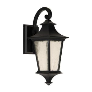 Argent II Outdoor Wall Sconce, 1 Light LED 13 Watts, Midnight