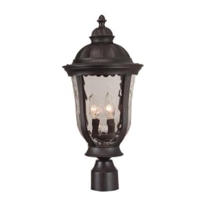 Frances Outdoor Post Mount, 3 Light 180 Total Watts, Oiled Bronze