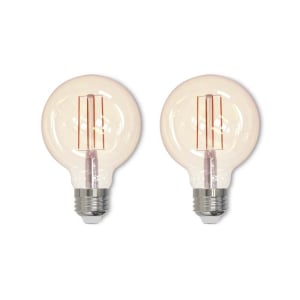 Bulbrite 861031 G25 Light Bulb, 2-Pack