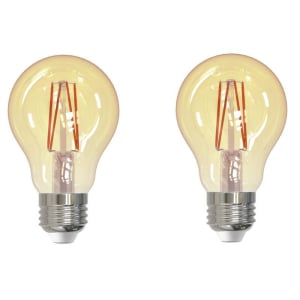 Bulbrite 861083 A19 Light Bulb, 2-Pack