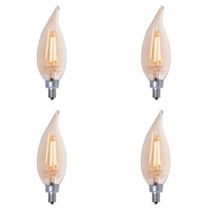 Bulbrite 861407 CA10 Light Bulb, 4-Pack