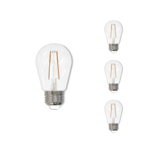 Bulbrite 861411 S14 Light Bulb, 4-Pack