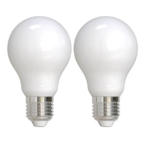 Bulbrite 861582 A19 Light Bulb, 2-Pack