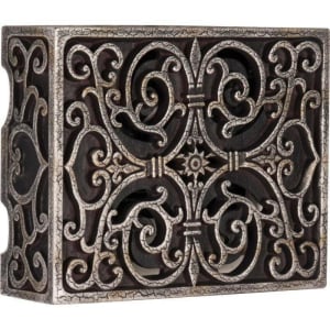 Carved Box Chime, Hand Painted Renaissance Crackle