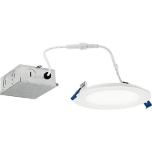 DLSL05R2790WHT Direct To Ceiling Slim 1-Light LED Recessed Lighting