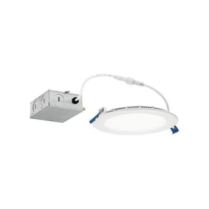 DLSL06R3090WHT Direct To Ceiling Slim 1-Light LED Recessed Lighting