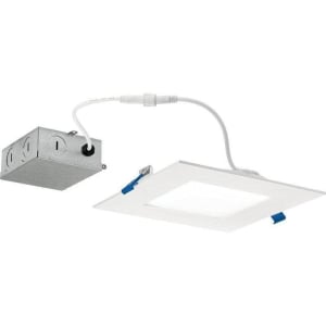 DLSL06S3090WHT Direct To Ceiling Slim 1-Light LED Recessed Lighting