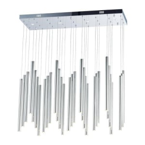 E10010-PC Flute 35-Light Pendant