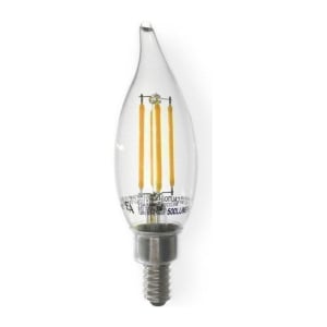 5 Watt C10 LED White E12 (Candelabra) Base, 120 Volt