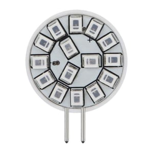 2 Watt LED Amber G4 Bi-Pin Base, 12 Volt