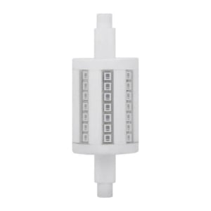 4 Watt LED Amber R7S (D.E.) Base, 120 Volt