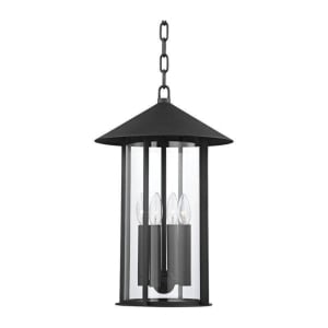 F1913-TBK Long Beach 4-Light Outdoor Pendant