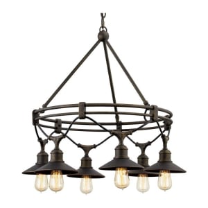 F7596-VBZ Shelton 6-Light Chandelier