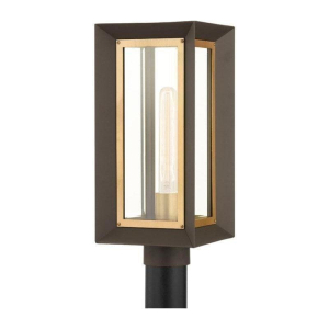 P4055-TBZ/PBR Lowry 1-Light Outdoor Post