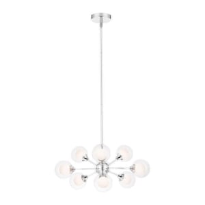 Spellbound Pendant, 9-Light 360 Total Watts, Polished Chrome