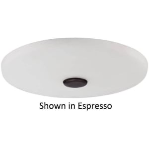 Cased Frost White Glass Low Profile LED Light Kit