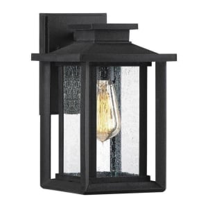 Wakefield Outdoor Wall Sconce, 1-Light 100 Watts, Earth Black