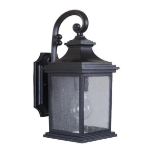 Gentry Outdoor Wall Sconce, 1 Light 60 Watts, Midnight
