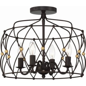 Crystorama Zucca ZUC-A9030-EB-GA_CEILING