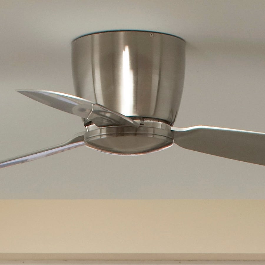 Flush Mount Low Profile Ceiling Fans Without Light Kits Delmarfans Com - Low Profile Ceiling Fan No Light 52 Inch