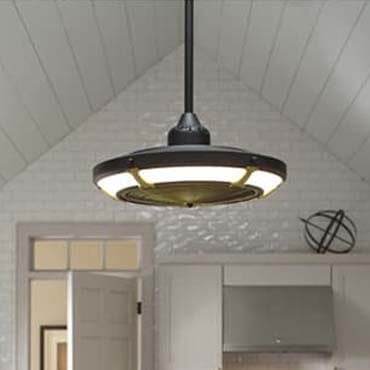 Cage Light For Ceiling Fans Tether, Enclosed Ceiling Fan With Light