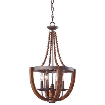 Rustic & Farmhouse Wood Chandliers