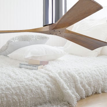 Medium Flush Mount Fans with Remote