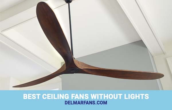 Best Ceiling Fans without Lights: Low-Profile, Hugger ...