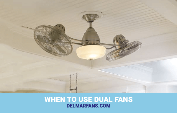 Double Ceiling Fan Or Two Separate Fans, Can You Put Two Ceiling Fans In One Room