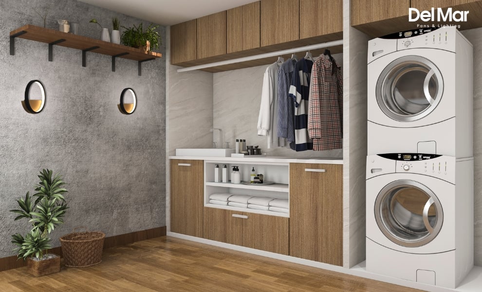 ET2 Hoopla Wall Sconce in Washing Area