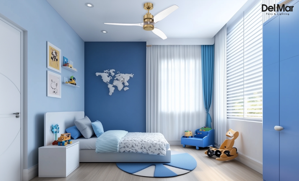 Craftmade Sonnet Ceiling Fan in Kid's Room