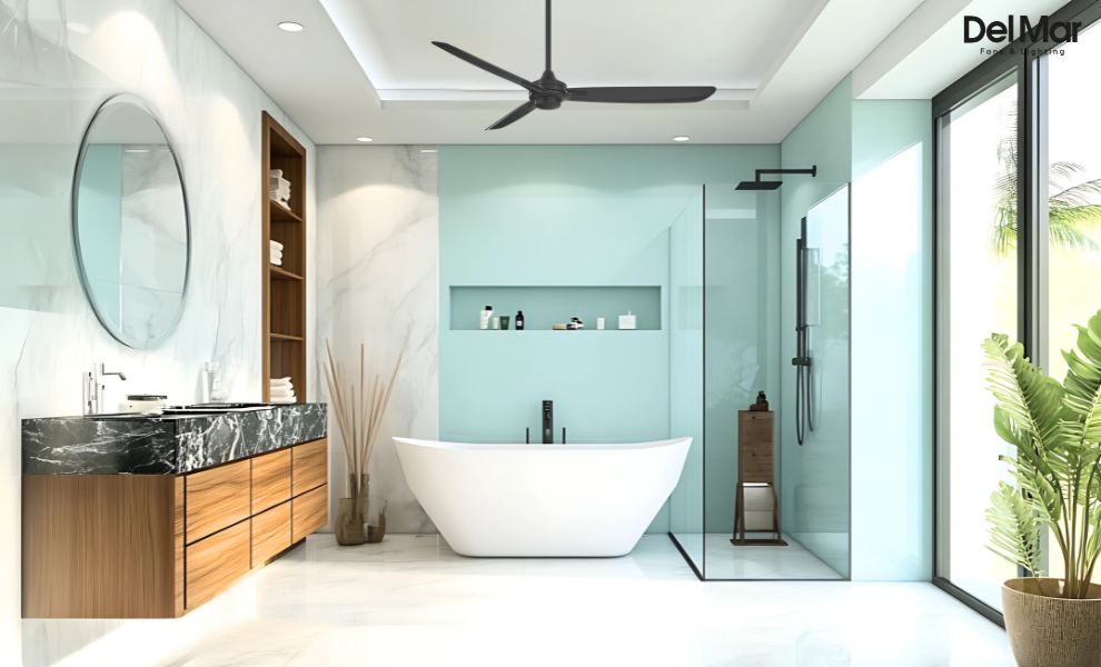 Minka Aire Rudolph in Bathroom Minka Aire Rudolph in Bathroom