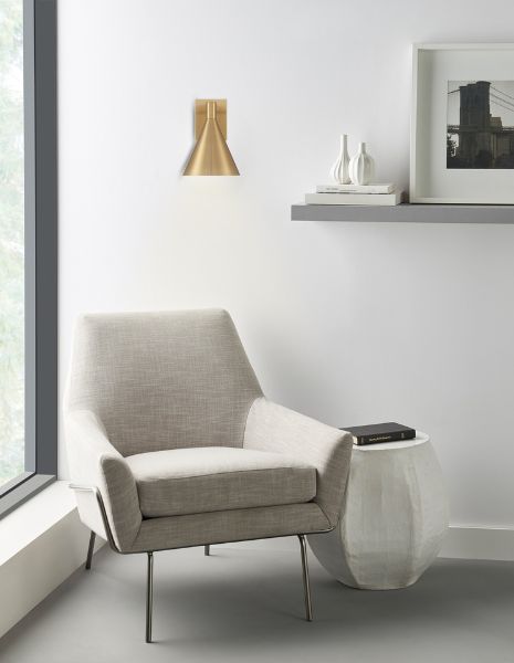 Savoy House Pharos Wall Sconce Near Sofa