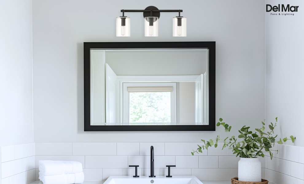 Craftmade Hailie Wall Sconce in Vanity Area