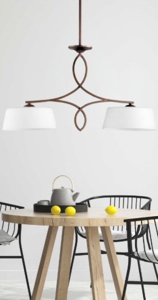 Quorum 6512-2-186 Willingham Pendant above Table