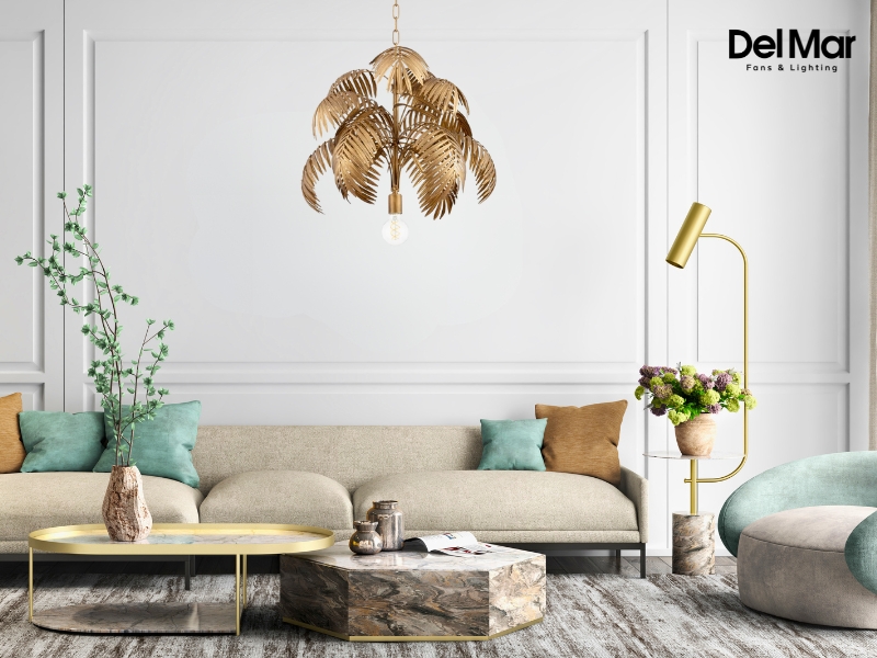 Cyan Design Ravello Pendant in Living Area