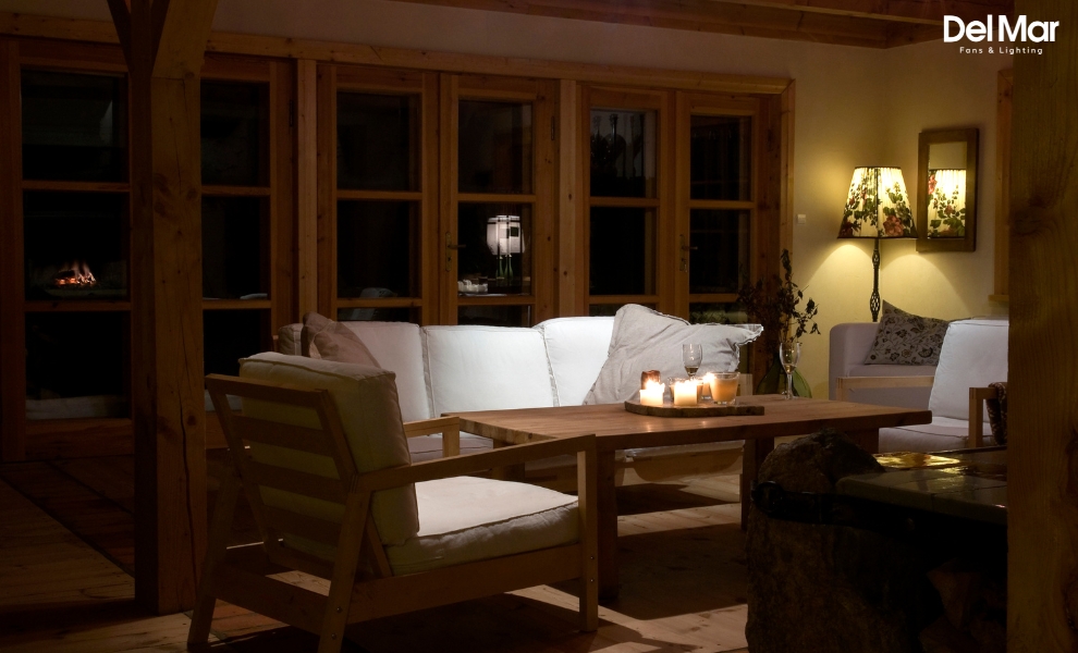 Dimmable lights in Sitting Area