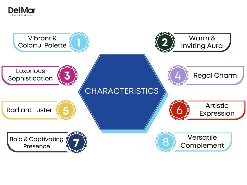 Characteristics of Jewel Tones