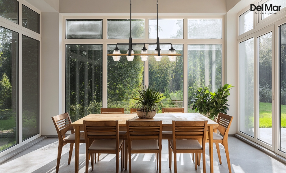 Quoizel Guilford Pendant in Sunroom